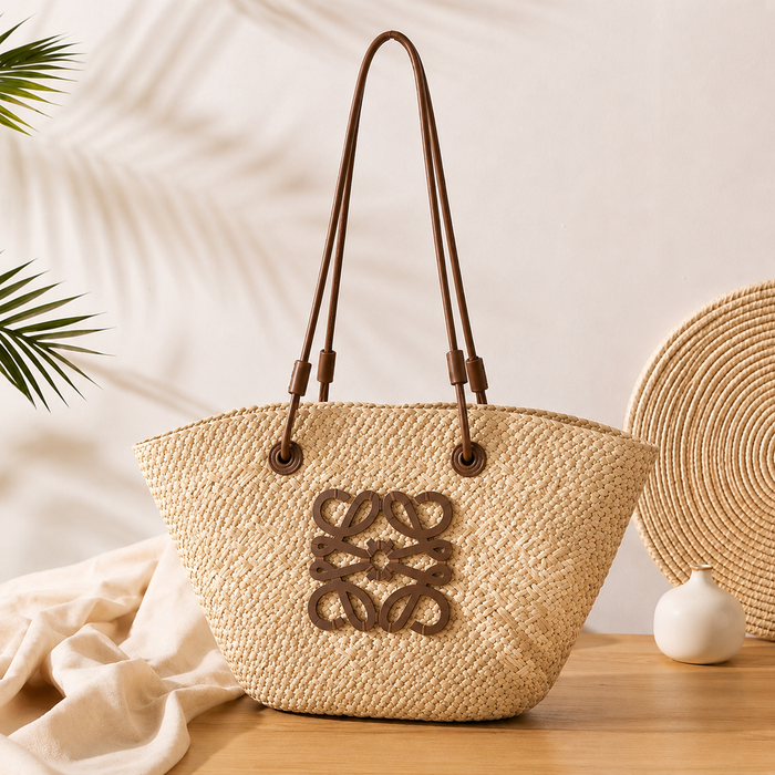 Sac de plage en paille